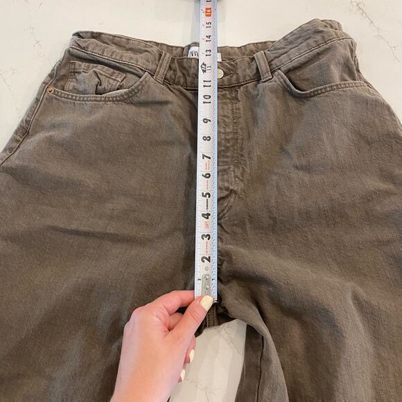 Zara Wide Leg Balloon Fit Pants Size 8 Style 8727 215 - Picture 8 of 10